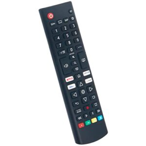 AKB76037601 Replace Remote Control fit for LG TV 2021 Model LED HD 4K Smart UHD HDTV with Prim-Video Disny Netflx Channels Buttons 43UP7000PUA 32LM627BPUA 32LM577BPUA 43UP8000PUR 50UP8000PUR