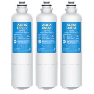AQUA CREST 12033030 Replacement for Bosch® UltraClarity® Pro BORPLFTR50, 11032531 Refrigerator Water Filter, Compatible with 11025825, BORPLFTR55, B36CD50, B22CS50, B36FD50SNS, B36CT80SNS, 3 Filters