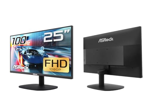 ASRock 25 inch 100 Hz Light Gaming Monitor for Home Office (Low Blue Light & Flicker-Free) IPS - Image 4