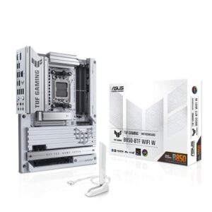 ASUS TUF Gaming B850-BTF WiFi W AMD B850 ATX Motherboard,Hidden-Connector Design, 14+2+1 80A DrMOS Power Stages, DDR5, PCIe 5.0 Ready, 3X M.2, Wi-Fi 7, 2.5Gb LAN, DP, HDMI™, USB 20Gbps Type-C