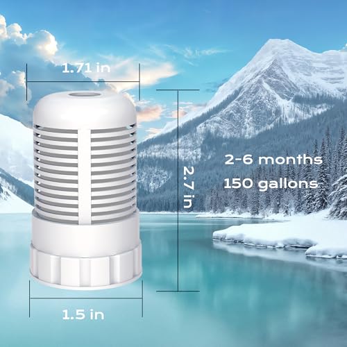 Alkaline Water Filter Replacement for Seychelle Dual-Filter 64 oz and Water Filter Pitcher 32 oz pH Enhancing Filtration, Compatible with Alexapure Pitcher, 4 PCS - Image 3