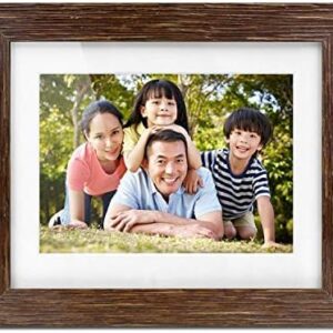 Aluratek 7″ Distressed Wood Digital Photo Frame, Auto Slideshow Feature, USB/SD/SDHC Supported, Built-in Clock & Calendar, Easy Setup, Non-WiFi (Pack of 10)