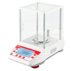 Analytical Balance 220g 0.1mg GN mg Unit Precision Lab Scale 0.0001g Digital Analytical Scale RS232 Interface Laboratory Electronic Balance LCD Display with Glass Windshield …
