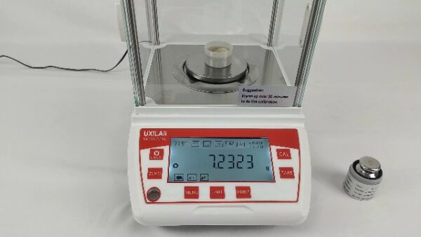 Analytical Balance 220g 0.1mg GN mg Unit Precision Lab Scale 0.0001g Digital Analytical Scale RS232 Interface Laboratory Electronic Balance LCD Display with Glass Windshield … - Image 8