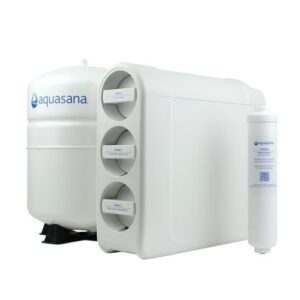 Aquasana SmartFlow® Reverse Osmosis Water Filter | RO Under Sink System | WQA Certified up to 99.99% of 90 contaminants Including Fluoride, PFAS, Arsenic, Lead, and Chlorine | Does not Include Faucet