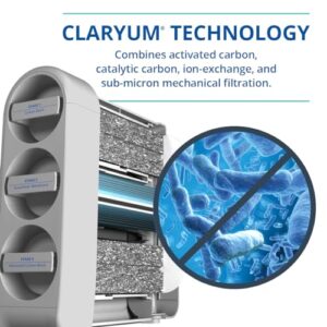Aquasana SmartFlow™ Reverse Osmosis Water Filter System – High-Efficiency Under Sink RO Removes up to 99.99% of 90 Contaminants, Including Fluoride, Chlorine, and Lead – Oil Rubbed Bronze (ORB) Faucet