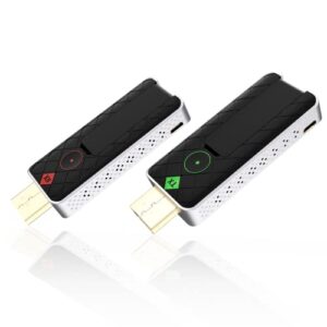 Ask Nano Wireless HDMI Transmitter and Receiver Kit – 1080P Wireless HDMI Extender, Plug & Play HDMI Sender and Receiver for Screen Mirroring from Laptop/PC/Phone to TV/Projector/Monitor