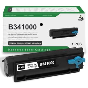 B341000 High Yield Black Toner Cartridge(1-Pack) – Compatible B3340 B341000 Toner Cartridge Replacement for Lexmark B3340dw B3442dw MB3442i MB3442adw Printer