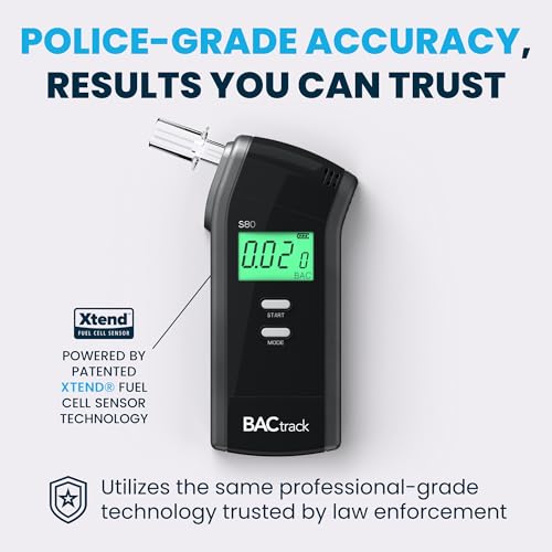 BACtrack S80 Breathalyzer | Professional-Grade Accuracy | DOT & NHTSA Approved | FDA 510(k) Cleared | Portable Breath Alcohol Tester for Personal & Professional Use - Image 3