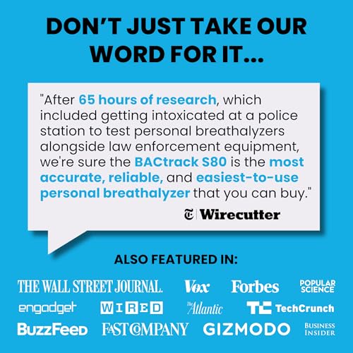 BACtrack S80 Breathalyzer | Professional-Grade Accuracy | DOT & NHTSA Approved | FDA 510(k) Cleared | Portable Breath Alcohol Tester for Personal & Professional Use - Image 6