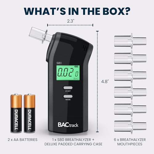 BACtrack S80 Breathalyzer | Professional-Grade Accuracy | DOT & NHTSA Approved | FDA 510(k) Cleared | Portable Breath Alcohol Tester for Personal & Professional Use - Image 7