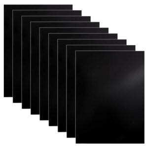 BENECREAT 10 Sheets Black Laser Engraving Testing Paper A4 11×8.3 Inch Double Sides Laser Marking Paper for Fiber Laser Marking and Engraving Laser Cutting Marking Machine