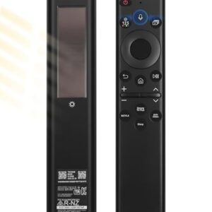 BN59-01385A Solar Voice Remote Replacement for Samsung TV Remote with 4 Shortcut Buttons, Compatible with Samsung Smart TVs 2018~2025 4k 8K Ultra HD Neo QLED, The Frame and Crystal UHD Series