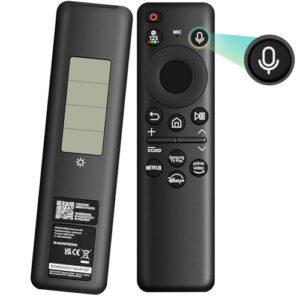 BN59-01432A Solar Voice Remote Control Replacement for Samsung TV Remote Control, Compatible with Samsung Neo QLED, 8K, The Frame and Crystal UHD Smart TV, New 2023 Model