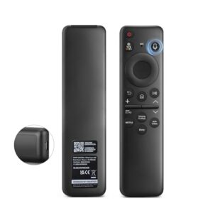 BN59-01432A for Samsung TV Remote Replacement, Rechargeable Voice Remote Control Compatible with Samsung Smart Frame Curved QLED TVs