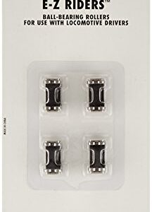 Bachmann Trains E-Z RIDERS™ with BALL-BEARING ROLLERS – 4/pk – For Use with HO or On30 Scale