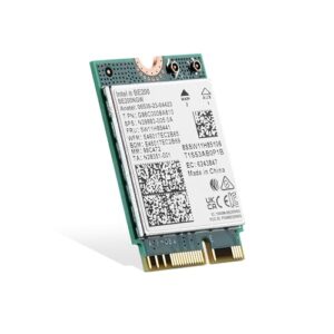 Binardat WiFi7 Card M.2 BE200 WiFi Network Adapter, Intel BE200NGW Chip Bluetooth 5.4, 8774Mbps Tri-Band 2.4GHz/5GHz/6GHz OFDMA & MU-MIMO, for Laptop Windows 10/11