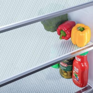 Bloss Shelf Liner 24 Inck Wide, Easy to Clean Fridge Liners, Washable Refrigerator Shelf Liners, Refrigerator Mats for Top Freezer, Cabinets Liners, Drawer Liners