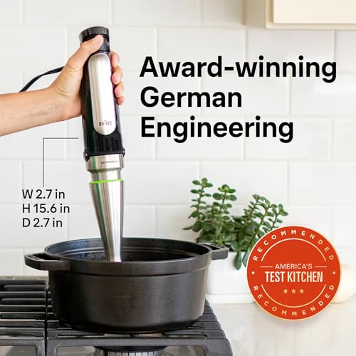 Braun MultiQuick 7 3-in-1 Immersion Blender with Food Processor – Powerful Handheld Electric Stick Blender - Emulsifier for Chopping, Beating & Whisking - Ideal for Soup, Puree, Smoothies & More - Image 7