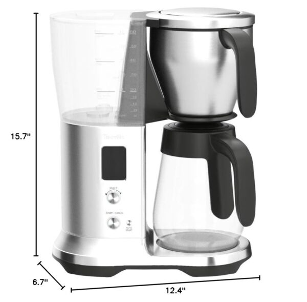 Breville BDC400BSS Precision Brewer Drip Coffee Maker, Brushed Stainless Steel, Glass Carafe - Image 4