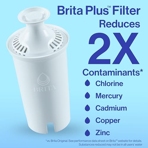 Brita UltraMax Large Water Dispenser with 1 BritaPlus Filter, 27 Cup, Black (Package May Vary) - Image 3