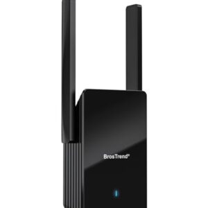 BrosTrend AX3000 WiFi 6 Range Extender Booster with Gigabit Port, WiFi Booster Repeater, Dual Band Repetidor WiFi 6, WiFi 6 Extender Signal Booster for Home Up to 2200 sq.ft. & 45 Devices, Easy Setup