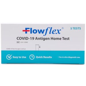 COVID-19 Antigen Home Test kit, 1 Pack, 5 Tests Total. FDA EUA Authorized OTC at-Home Self-Test, Non-invasive Nasal Swab, Easy to Use and No Discomfort, Results in 15 Minutes