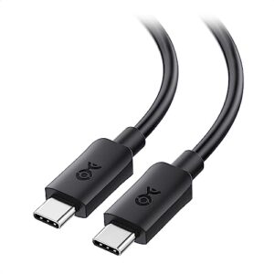 Cable Matters 20Gbps USB C to USB C Monitor Cable – 6ft / 1.8m, Supports Up to [8K@30Hz / 4K@120Hz Video, 240W Charging, 20Gbps Data Transfer], USBC Video Cable, Works with CarPlay, Android Auto