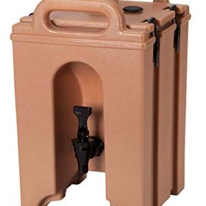 Cambro 100LCD157 Camtainer 1 Gallon Capacity Coffee Beige Case of 1