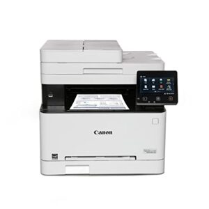 Canon Color imageCLASS MF656Cdw – Wireless Duplex Laser Printer, All-in-One with Copier, Scanner, Fax, Auto Document Feeder, Mobile Ready, 3 Year Limited Warranty, 22 PPM, White