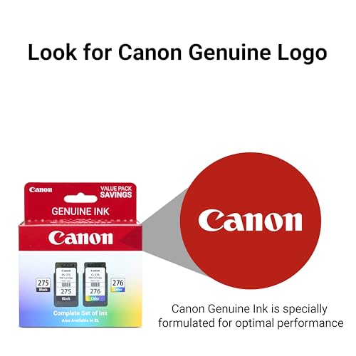Canon PG-275 / CL-276 Genuine Ink Value Pack (2 Cartridges), Compatible with TS3520/3522/4722/3720/3722, TR4720 - Image 6