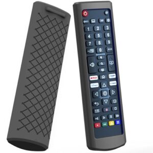 Case for LG TV Remote, Battery Cover Compatible with LG Remote Control for Smart TV AKB Series Universal TV Remote Cover Black