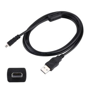 Charger Cable for Panasonic Lumix DMC-LX5 LX100 FX80 FX9 FX90 FZ50 FZ200 G7 ZR1 ZS5 ZS8 ZS10 ZS20 ZS25 ZS50, Camera Data Transfer USB Cable Replacement for Panasonic Lumix DMW-USBC1 5FT