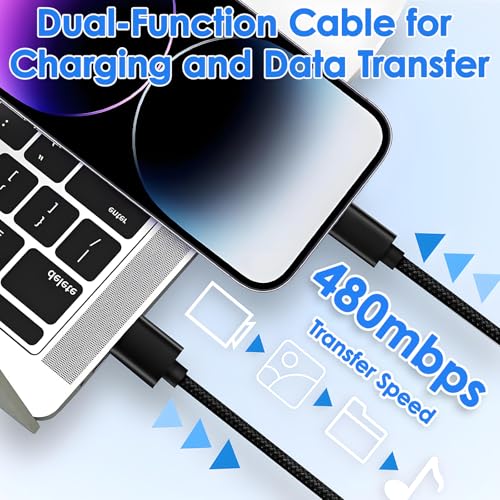 Charger Charging Cord for Xbox Series X/S,PS5/PS5 Pro Controller,Xbox Elite Series 2,Switch Pro Controller USB Type C Nylon Braided Cable Replacement (2 Pack,10 FT) - Image 7