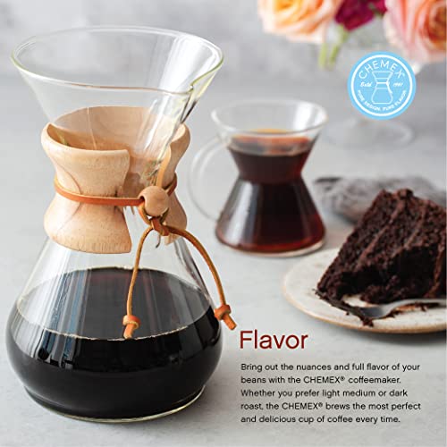 Chemex Pour-Over Glass Coffeemaker - Classic Series - 6-Cup - Exclusive Packaging - Image 5