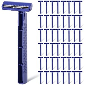 Chumia Twin Blade Razors for Men Stainless Steel Disposable Razors Men Bulk Plastic Shavers Multipurpose Portable Manual Disposable Shavers for Bathing Hotel Travel(195 Pieces)