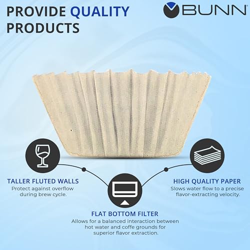 Coffee Filter – 4 PK - 100 PCS per Pack – Taller – Flat Bottom Liner – Quality Paper for Most Coffee Makers – Aromatic Brew – with Jecudi towel - Image 5