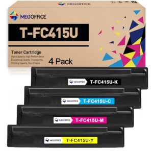 Compatible Toner Cartridge Replacement for Toshiba T-FC415U TFC415U Toner Cartridge T-FC415U-K T-FC415U-C T-FC415U-M T-FC415U-Y for E-Studio 2515AC 3015AC 3515AC 4515AC 5015AC Printer