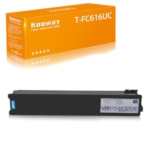 Compatible Toner Cartridge Replacement for Toshiba T-FC616 T-FC616UC for Toshiba E-Studio 5516AC 6516AC 7516AC Printer (TFC616U Cyan 1 Pack)