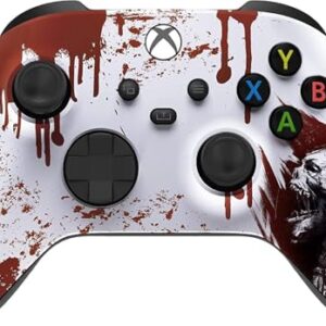 Custom Controllerzz Wireless Controller for Microsoft Series X/S & One – Custom Soft Touch Feel – Custom Series X/S Controller (X/S Bloody Zombie)