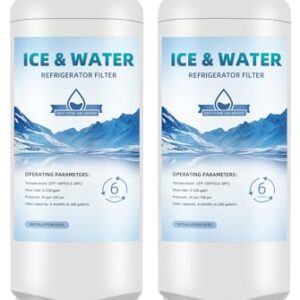 DA97-17376B Replacement For Samsung Water Filter HAF-QIN/EXP, Fit RF28T5001SR, RF23M8590SG, RF23M8070SG, RF24R7201SR, RF28R7351SG, RF28R7351SR, RF28R6201SR, BRF425200AP Water Filter 2-Pack