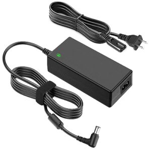 DC 19V Compatible for LG Monitor Power Cord UL Certificates, Replacement for LG TV Power Supply 34″ 32″ 29″ 27″ 24″ 23″ 22″ 20″ 19″ LED LCD Widescreen Ultrawide HDTV HD TV AC Power Adapter.