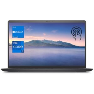 DELL Inspiron 3520 15.6″ Touchscreen i7 Laptop, 15.6″ FHD Touchscreen, Intel Core i7-1255U, 64GB RAM, 2TB SSD, Numeric Keypad, Webcam, SD Card Reader, HDMI, Wi-Fi, Windows 11 Home, Black