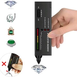 Yhkj High Accuracy Diamond Tester+30X60X Illuminated Jewelry Eye Loupe Mini Led Foldable Magnifying,Jewelry Diamond Detector Y-sss1 0