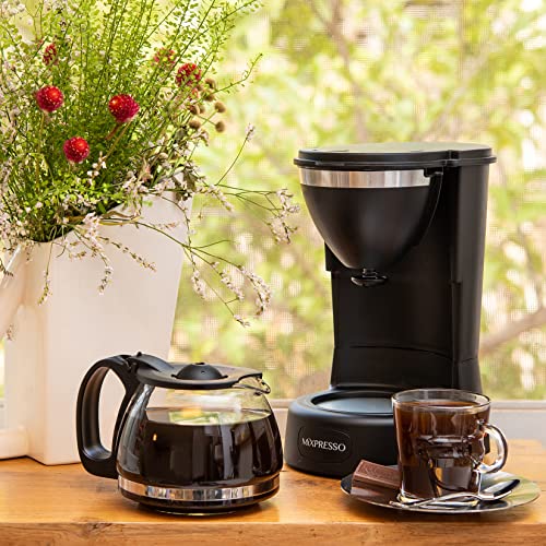 Drip Coffee Maker by Mixpresso Coffee (6 Cups), Black - Image 3