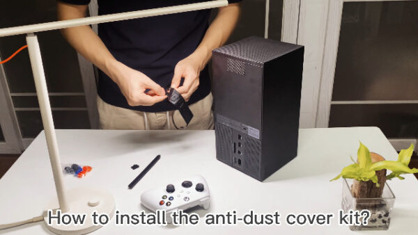 Dust Filter for Xbox Series X Console- 8 Silicone Plugs and 4 PVC Meshs Set, Anti-Dust Vent Cover Dustproof Case X-Series X Accessories with 6 Thump Grip Caps for Xbox Controllers - Image 8