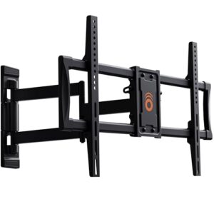 ECHOGEAR Corner TV Wall Mount for Big TVs – 24 Inches of Extension Plus Smooth Full Motion – Mount TVs Up to 65″ in The Corner Or Up to 75″ On A Flat Wall – Drilling Template & Cable Ties Included