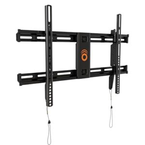 ECHOGEAR Heavy Duty TV Wall Mount Bracket for TVs Up to 90″ – Low Profile Design Holds TV Only 2.25″ from Wall – Fast Install with Template & Level After Mounting – Pull Strings for Cable Access