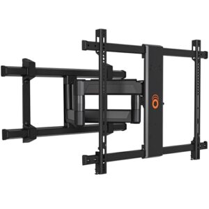ECHOGEAR XL Full Motion TV Wall Mount – Universal Bracket for Big TVs Up to 90″ – Smooth Articualtion Plus Easy 3 Step Install with Pre-Assembled TV Interface – Ideal for OLED & QLED TVs