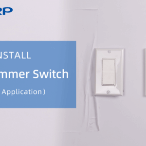 ELEGRP Smart Dimmer Light Switch DTR30, Single Pole or 3 Way, 2.4GHz Wi-Fi Touch Dimmer Compatible with Alexa/Google Assistant, Needs Neutral Wire, No Hub Required, UL and FCC Listed, Black, 6 Pack